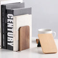 Erixio Cairn Walnut Bookend Pair — Erixio Modern Desks & Workspace Accessories