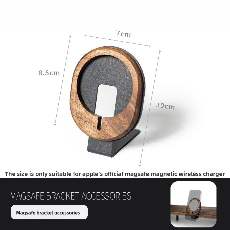 Erixio Modular Walnut Charging Stand — Erixio Modern Desks & Workspace Accessories — view 4