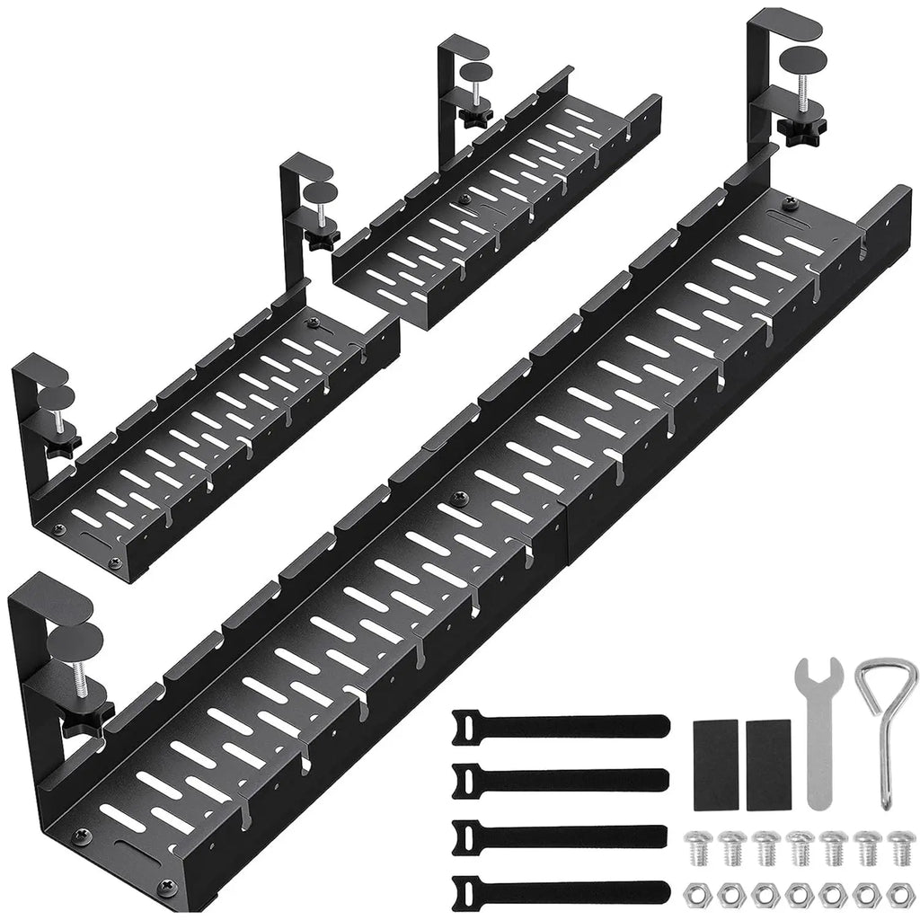 Erixio Span No-Drill Steel Cable Tray — Erixio Modern Desks & Workspace Accessories