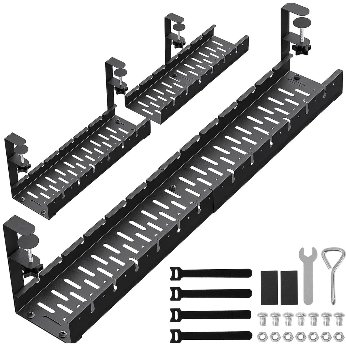 Erixio Span No-Drill Steel Cable Tray — Erixio Modern Desks & Workspace Accessories