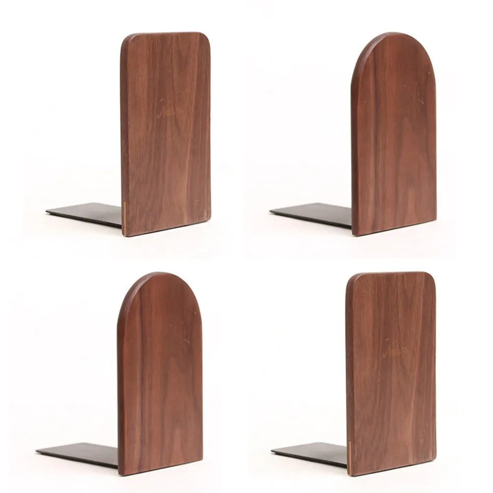 Erixio Block Square Walnut Bookend — Erixio Modern Desks & Workspace Accessories — view 3