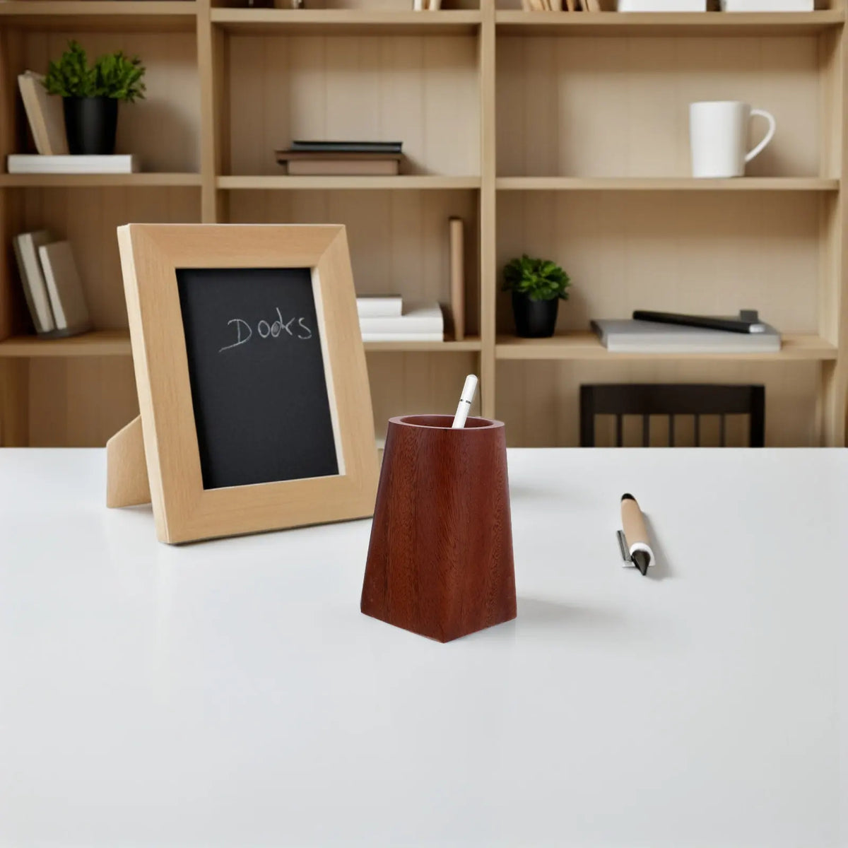Erixio Onyx Hand-Polished Walnut Caddy — Erixio Modern Desks & Workspace Accessories — view 3