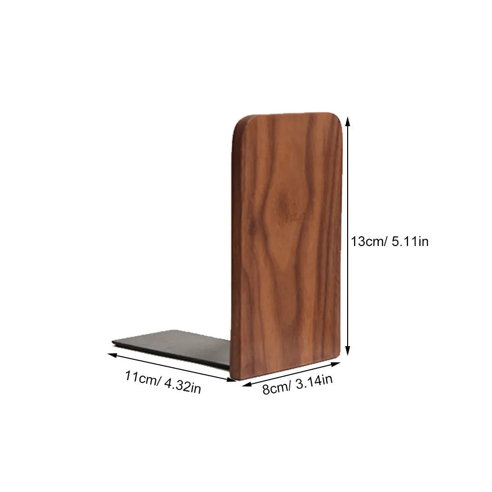 Erixio Block Square Walnut Bookend — Erixio Modern Desks & Workspace Accessories — view 4