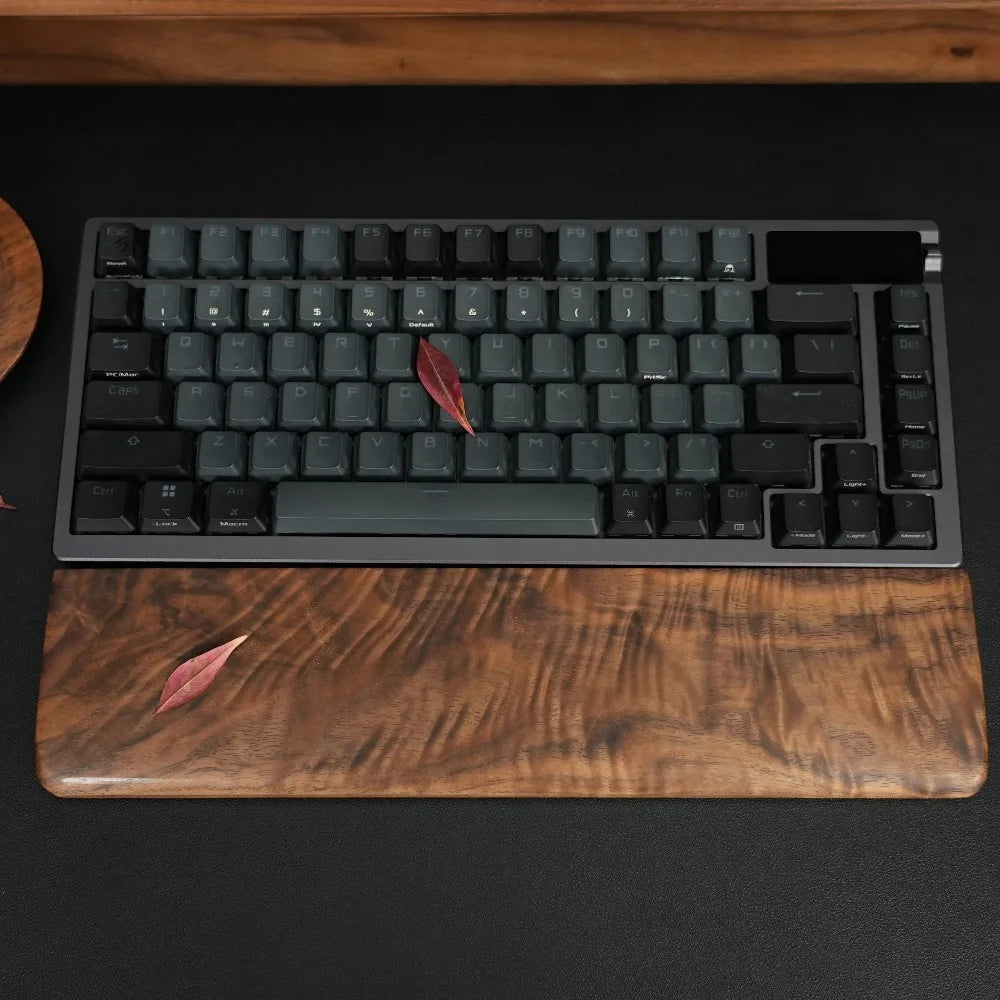 Erixio Repose North American Walnut Wrist Rest — Erixio Modern Desks & Workspace Accessories — view 2