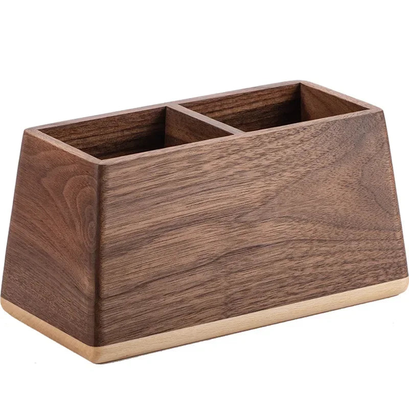 Erixio Vault Walnut Desk Caddy — Erixio Modern Desks & Workspace Accessories