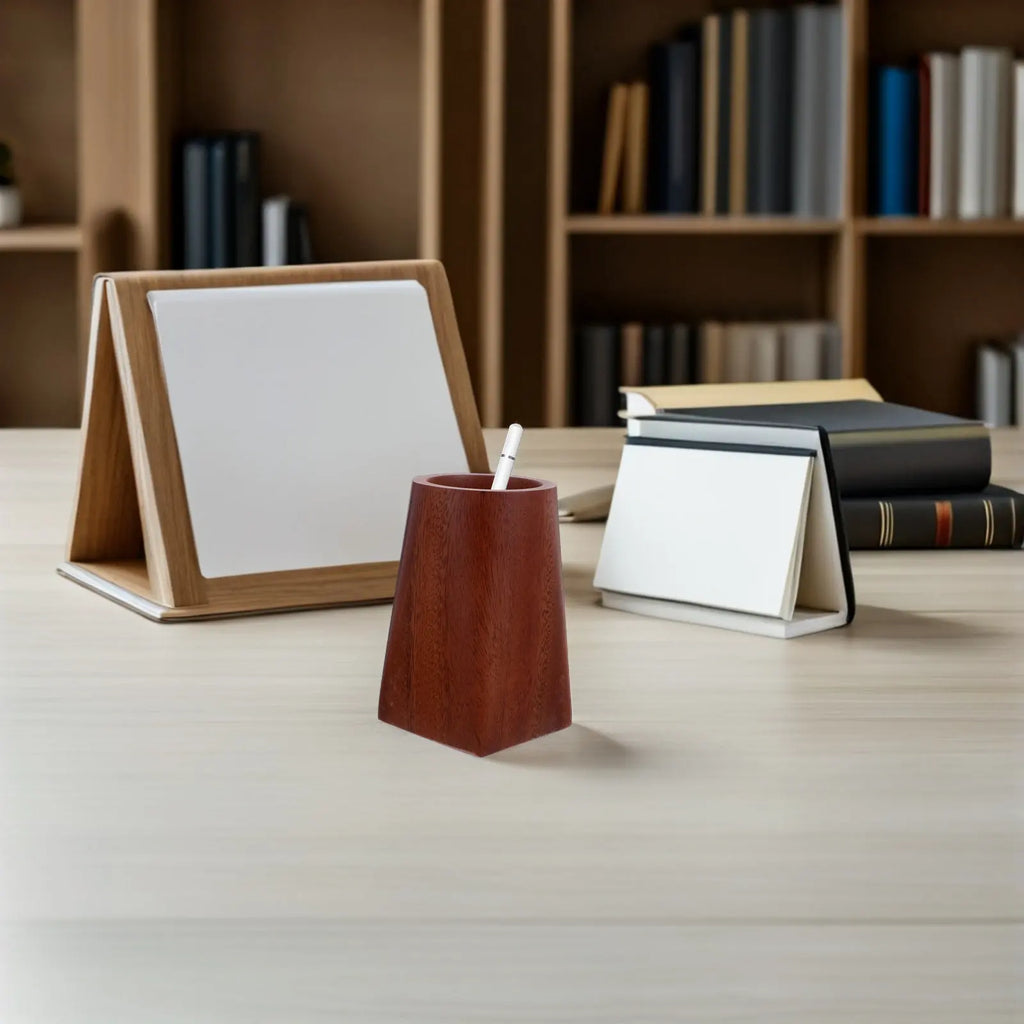 Erixio Onyx Hand-Polished Walnut Caddy — Erixio Modern Desks & Workspace Accessories — view 2