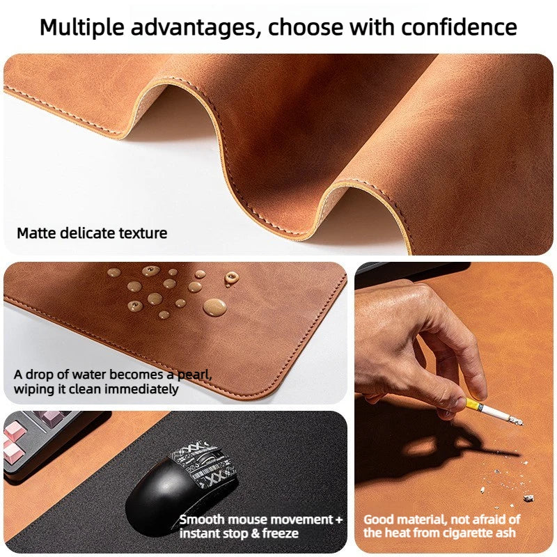 Erixio Cork Leather and Cork Desk Mat — Erixio Modern Desks & Workspace Accessories — view 4