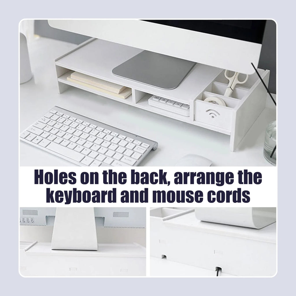 Erixio Nord Wooden Monitor Riser — Erixio Modern Desks & Workspace Accessories