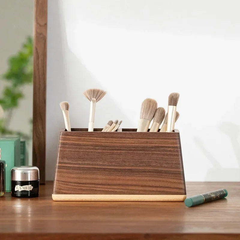 Erixio Vault Walnut Desk Caddy — Erixio Modern Desks & Workspace Accessories — view 4