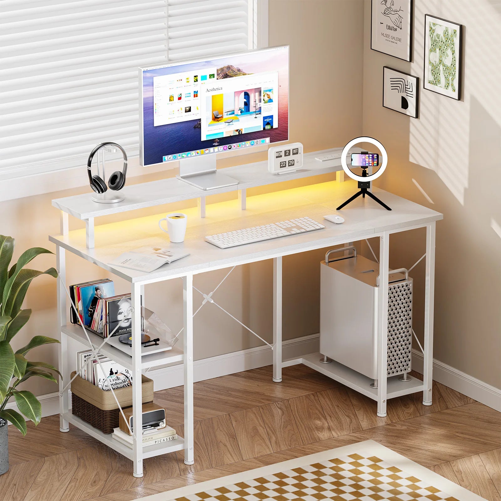Erixio Atlas 48-Inch Home Office Desk — Erixio Modern Desks & Workspace Accessories