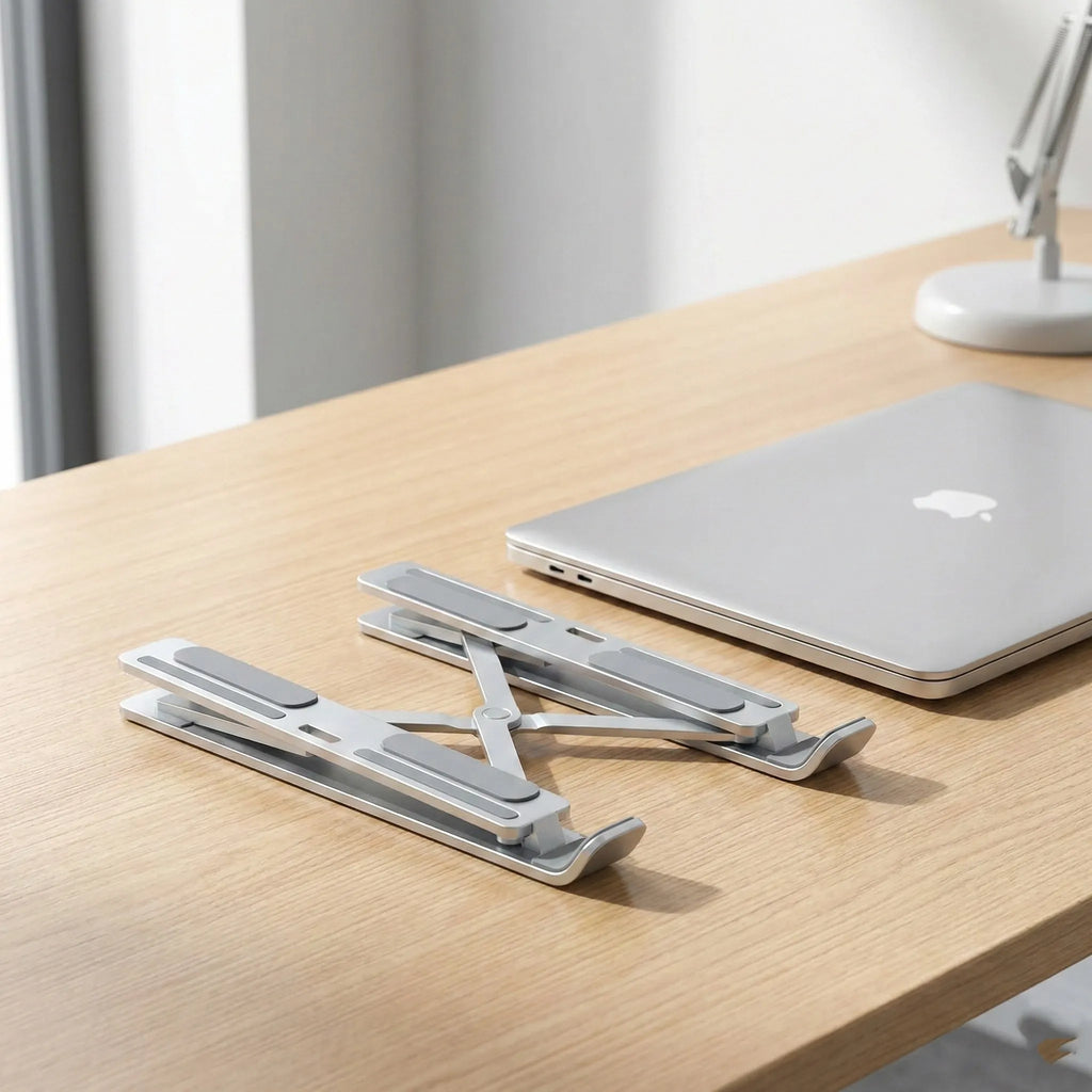 Erixio Fold Seven-Level Laptop Stand — Erixio Modern Desks & Workspace Accessories