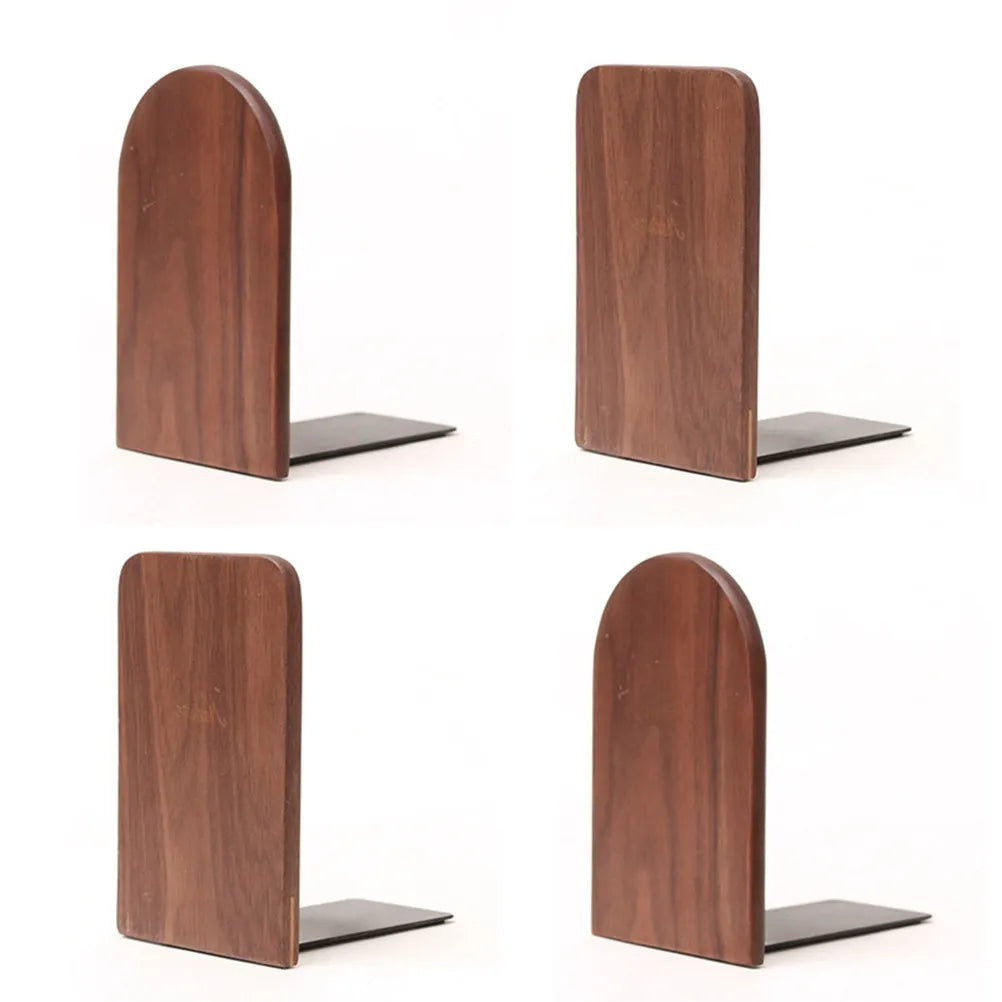 Erixio Block Square Walnut Bookend — Erixio Modern Desks & Workspace Accessories