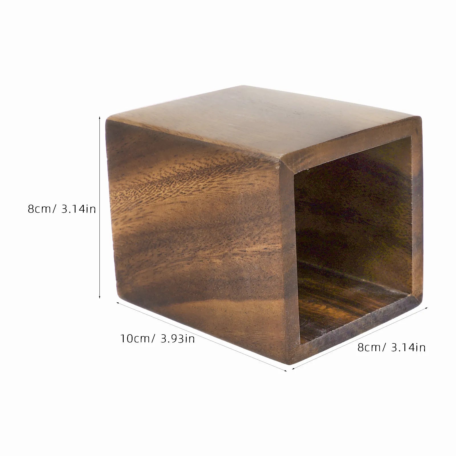 Erixio Grain Handcrafted Walnut Pen Cup — Erixio Modern Desks & Workspace Accessories — view 4