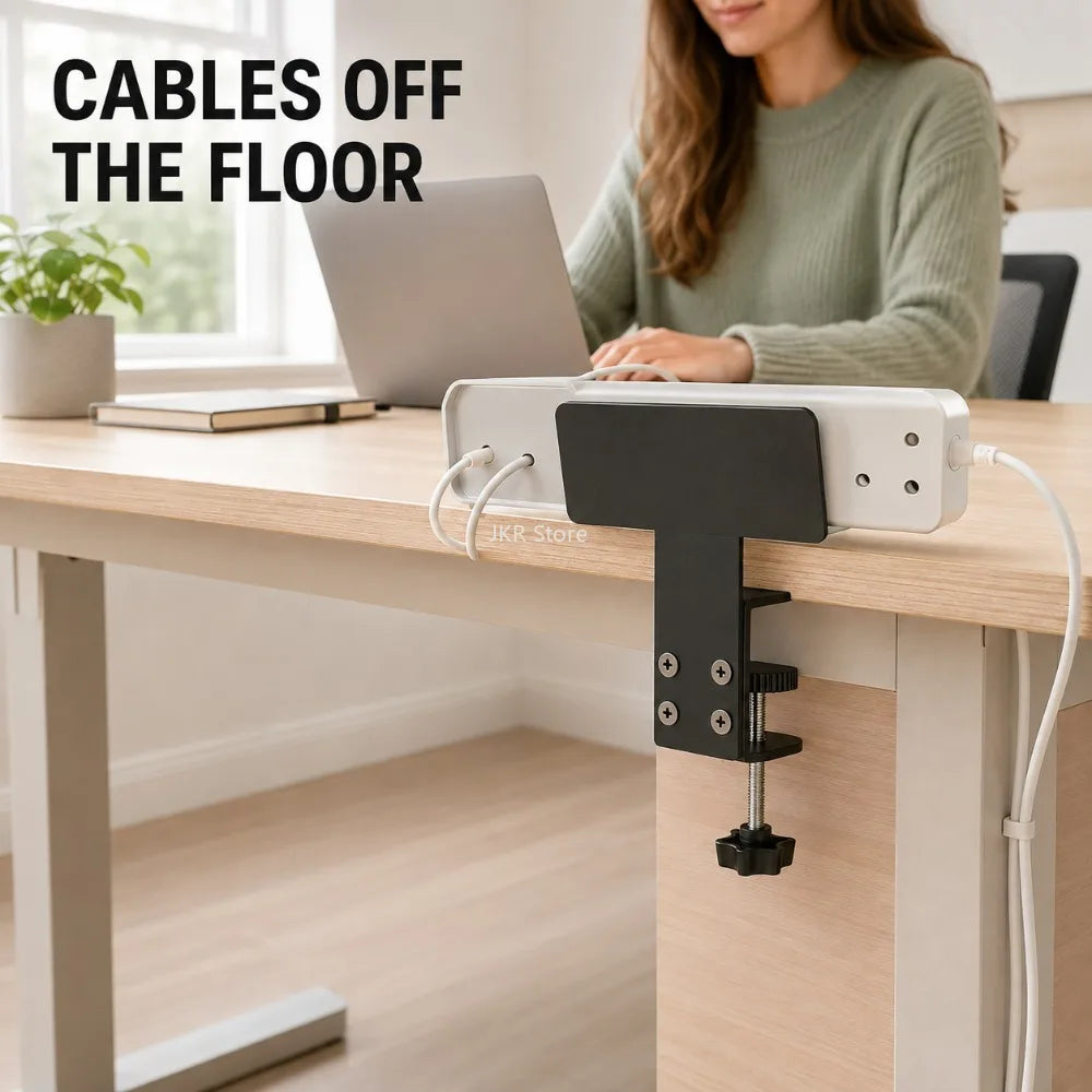 Erixio Verge Under-Desk Power Cradle — Erixio Modern Desks & Workspace Accessories — view 3