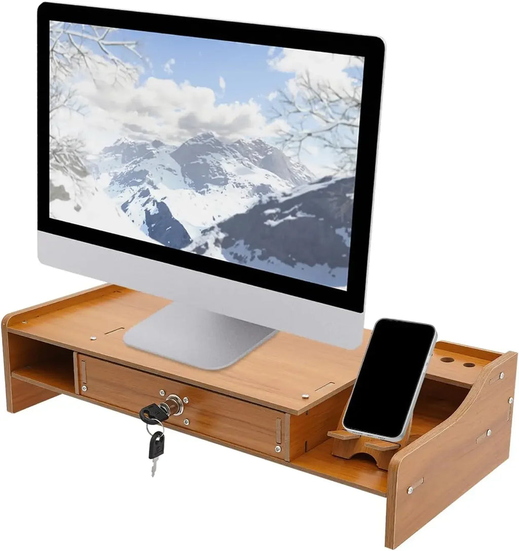 Erixio Cache Locking-Drawer Riser — Erixio Modern Desks & Workspace Accessories