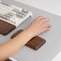 Erixio Repose Walnut Mouse Palm Rest — Erixio Modern Desks & Workspace Accessories