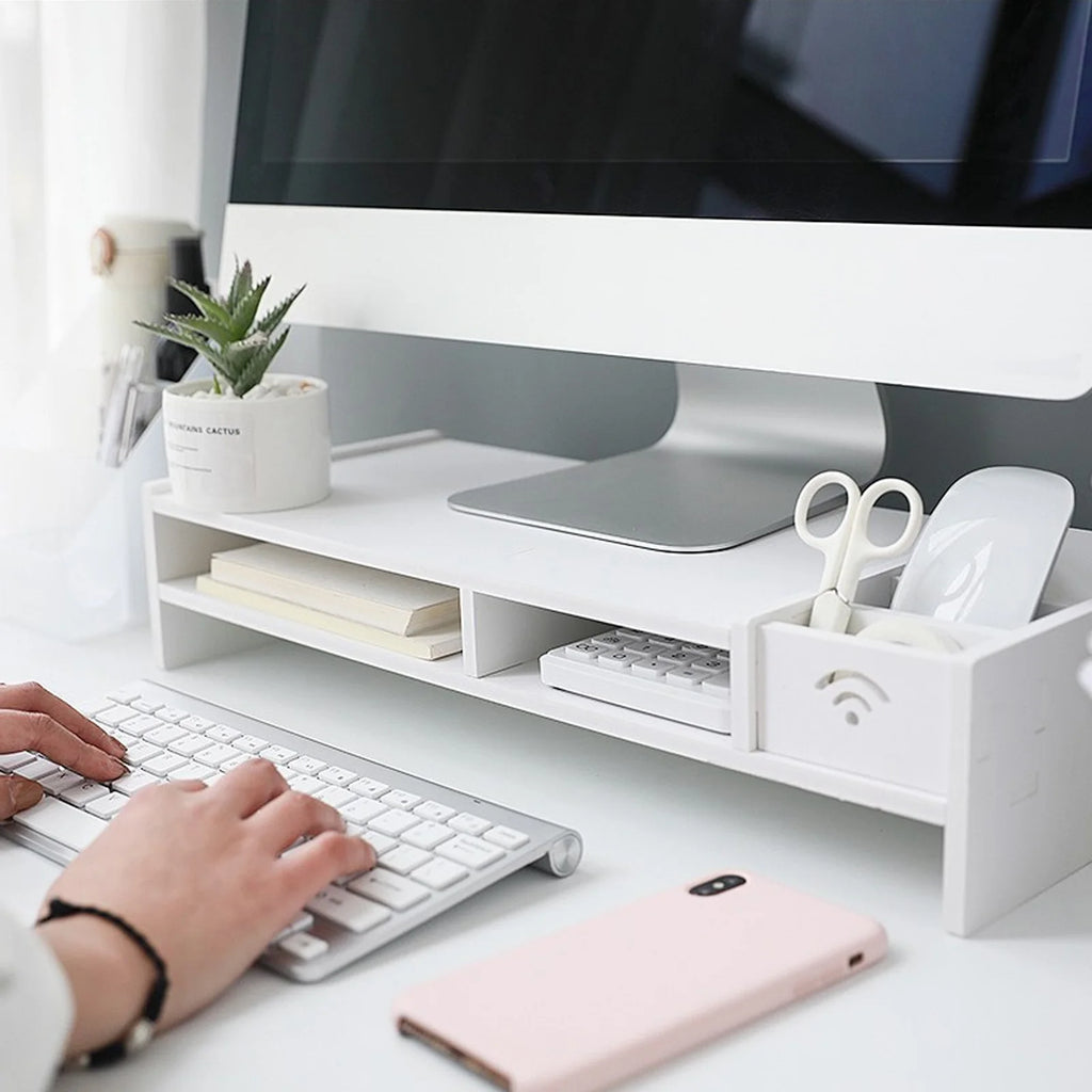 Erixio Nord Wooden Monitor Riser — Erixio Modern Desks & Workspace Accessories — view 4