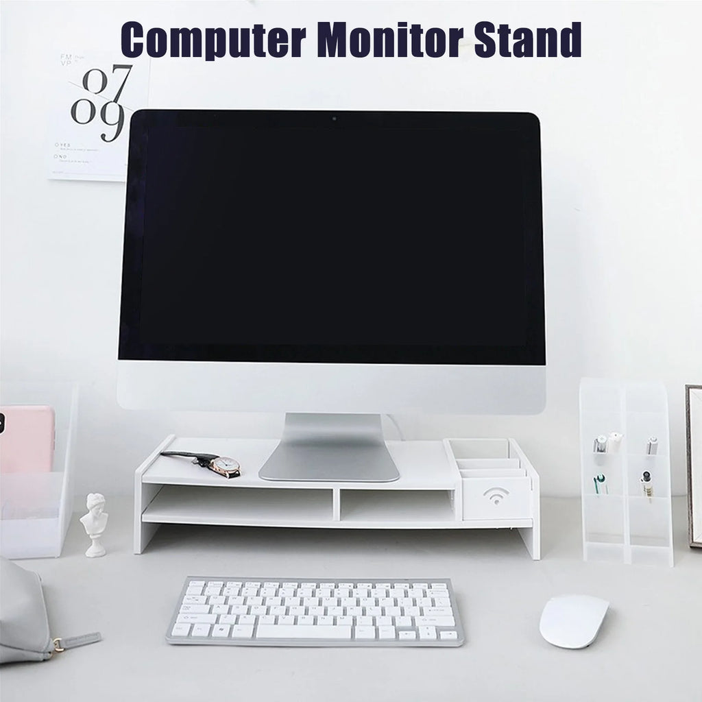 Erixio Nord Wooden Monitor Riser — Erixio Modern Desks & Workspace Accessories — view 3