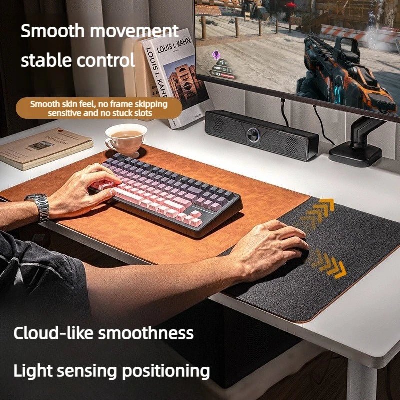 Erixio Cork Leather and Cork Desk Mat — Erixio Modern Desks & Workspace Accessories — view 3