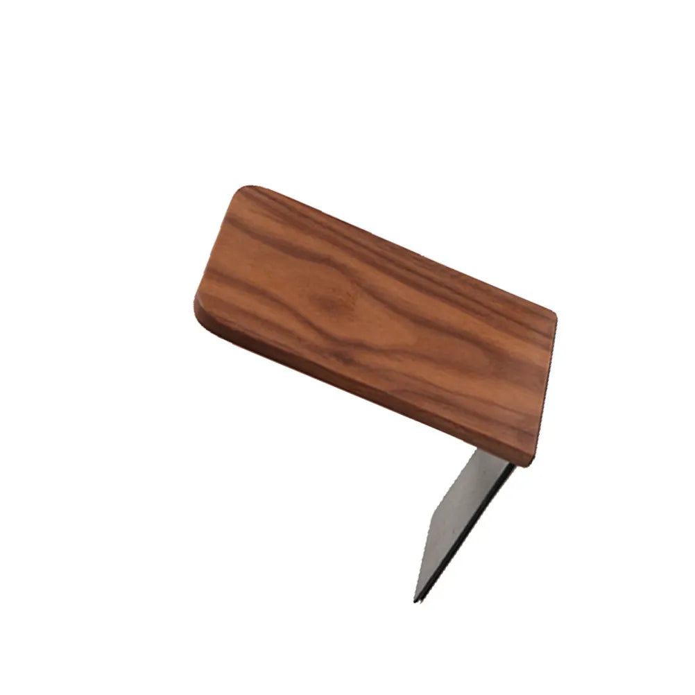 Erixio Block Square Walnut Bookend — Erixio Modern Desks & Workspace Accessories — view 2