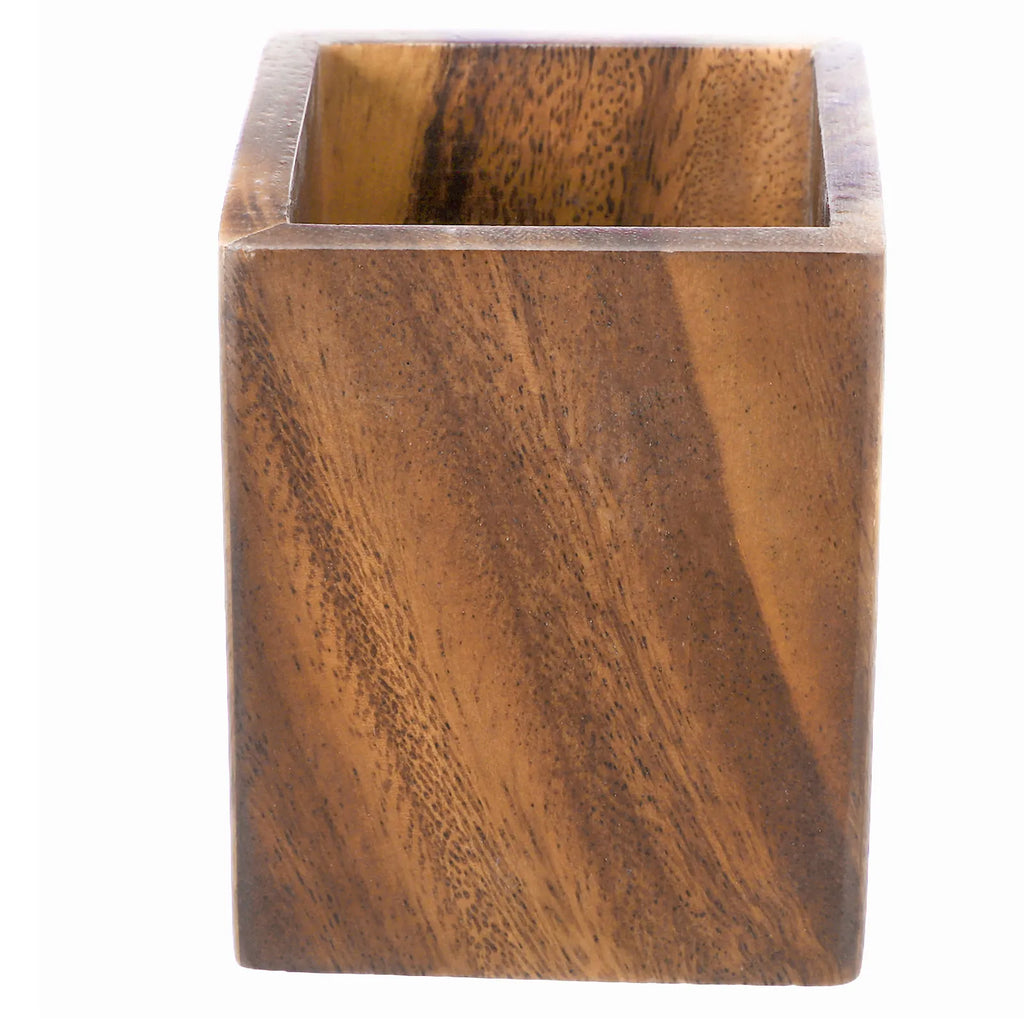 Erixio Grain Handcrafted Walnut Pen Cup — Erixio Modern Desks & Workspace Accessories — view 2